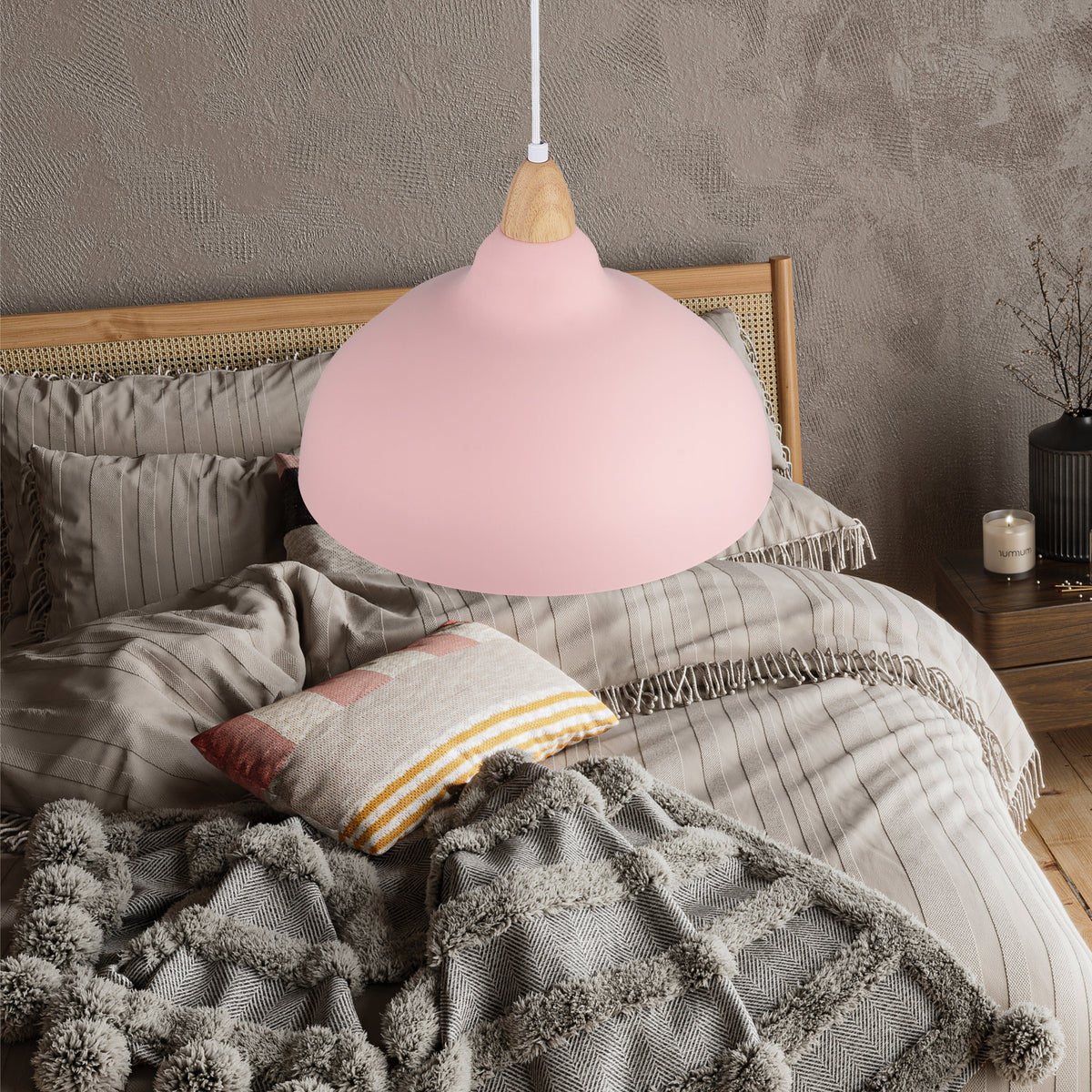 Oak Hanglamp Ø35 Flamingo Pink