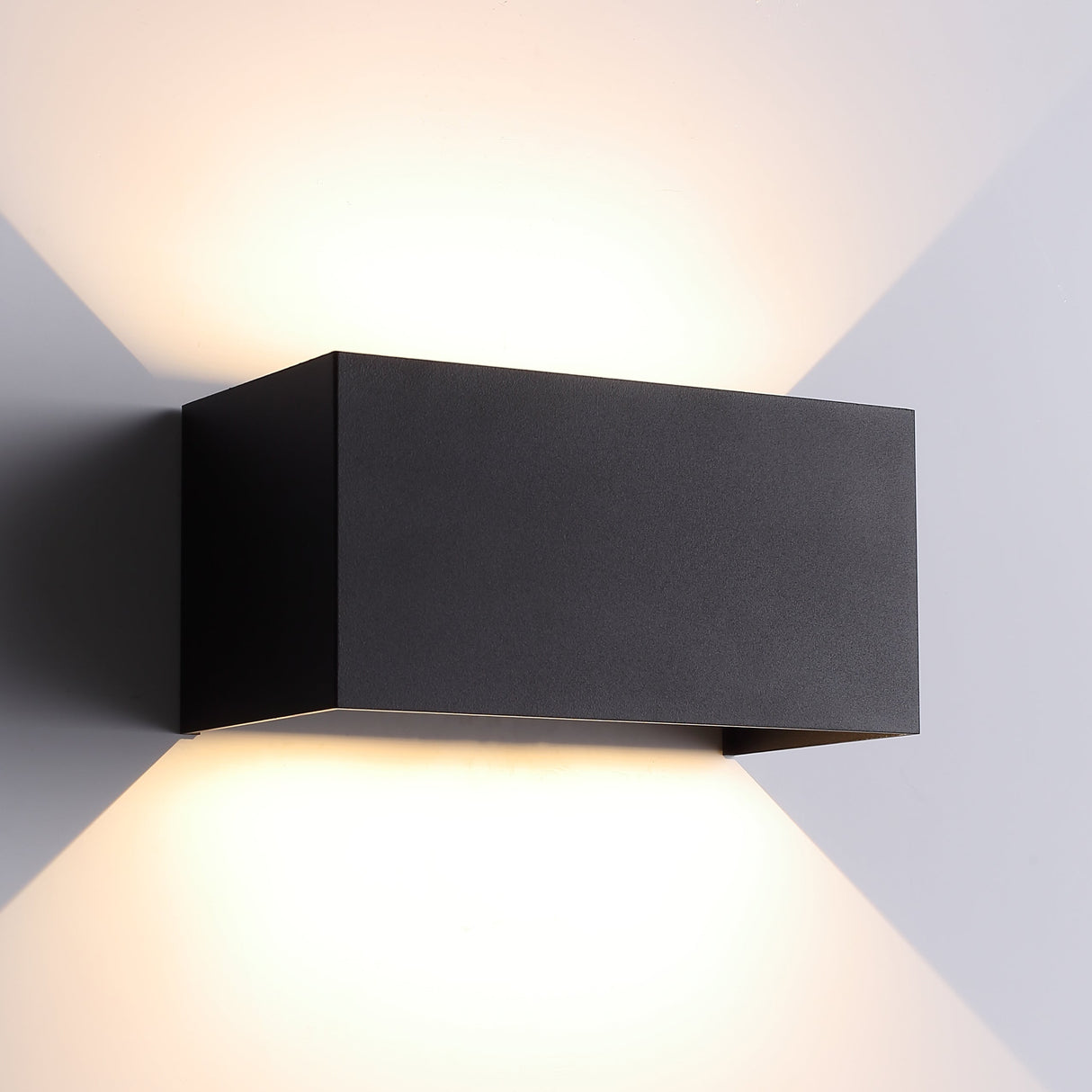 Wide IP54  12W Buiten Wandlamp Zwart