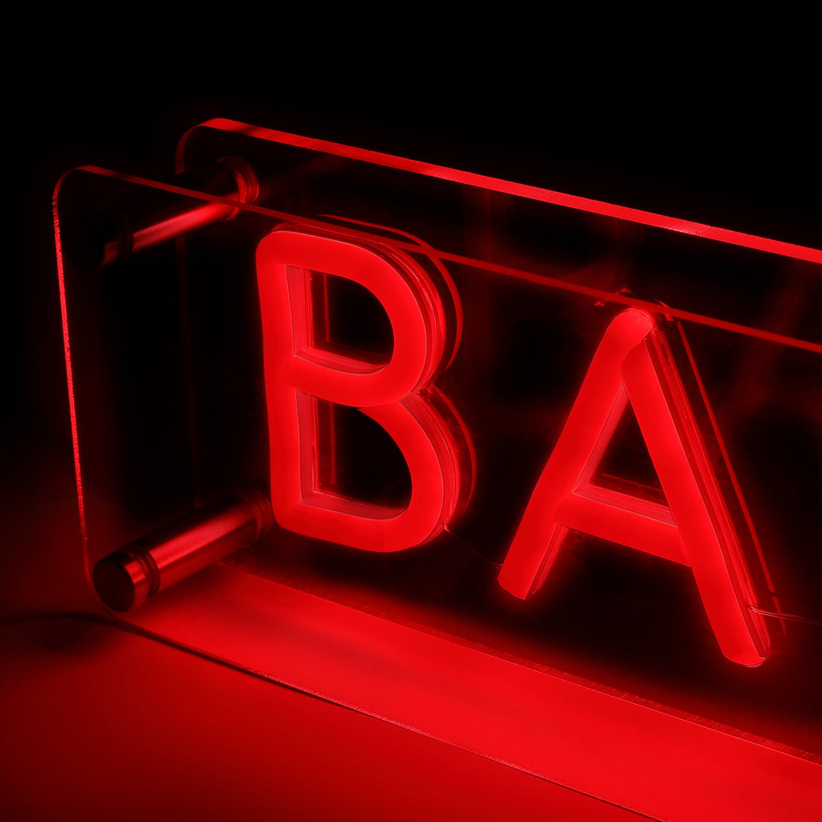 Bar LED Neon Box Tafellamp
