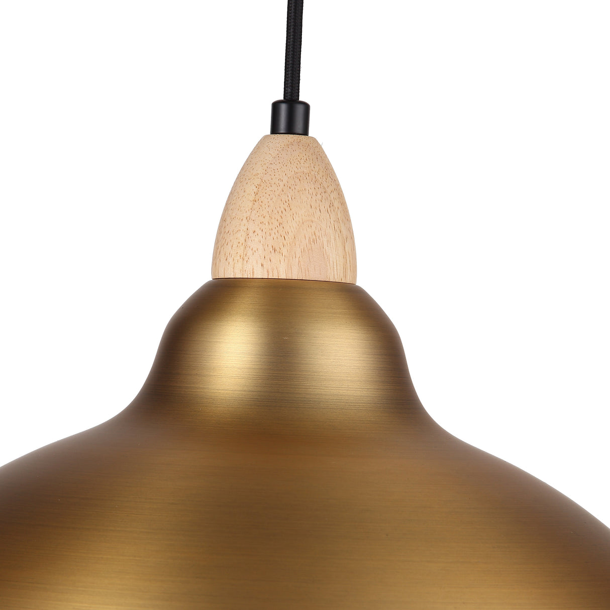 Oak Hanglamp Ø35 Geborsteld Messing