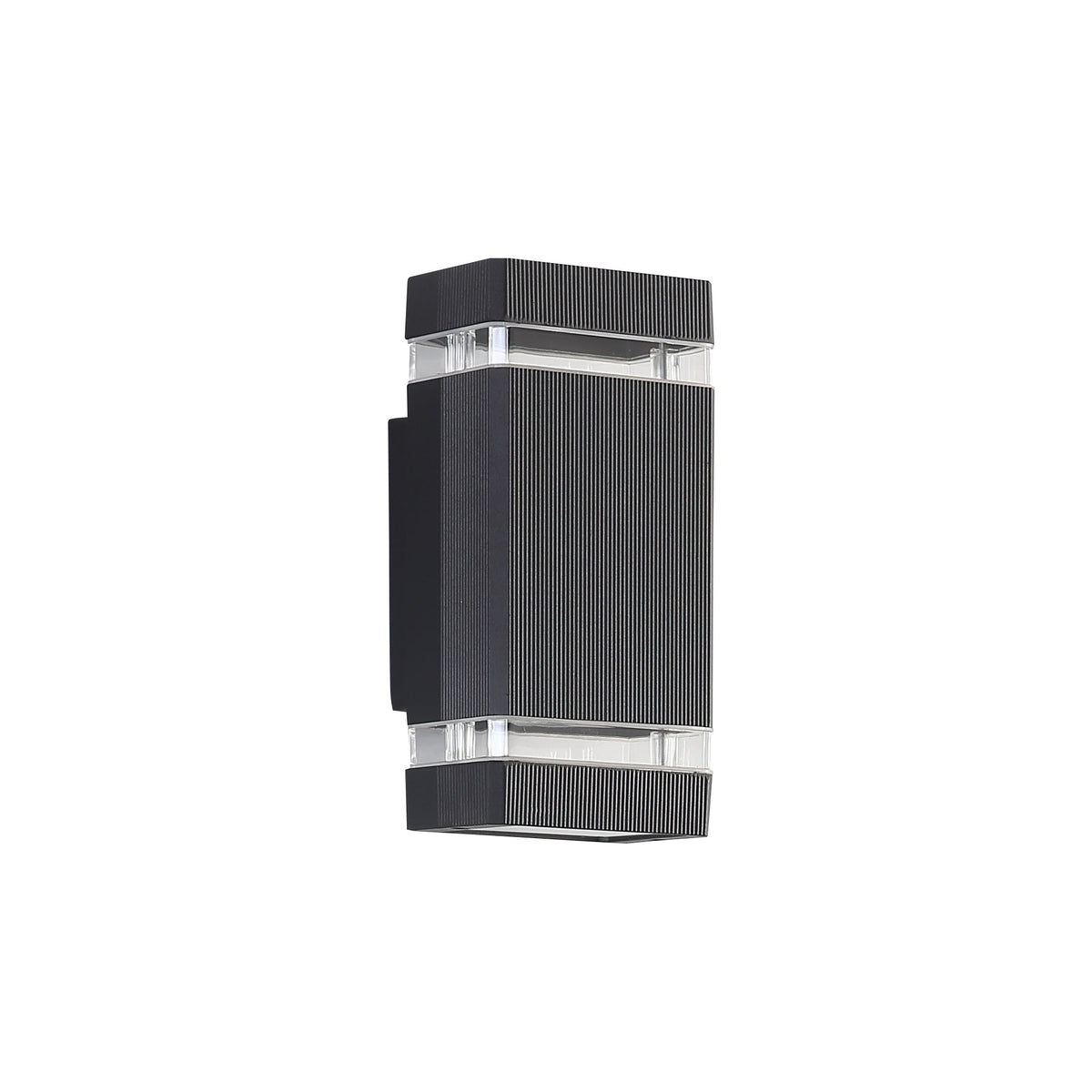 Dawn Square Wandlamp Buiten LED Zwart