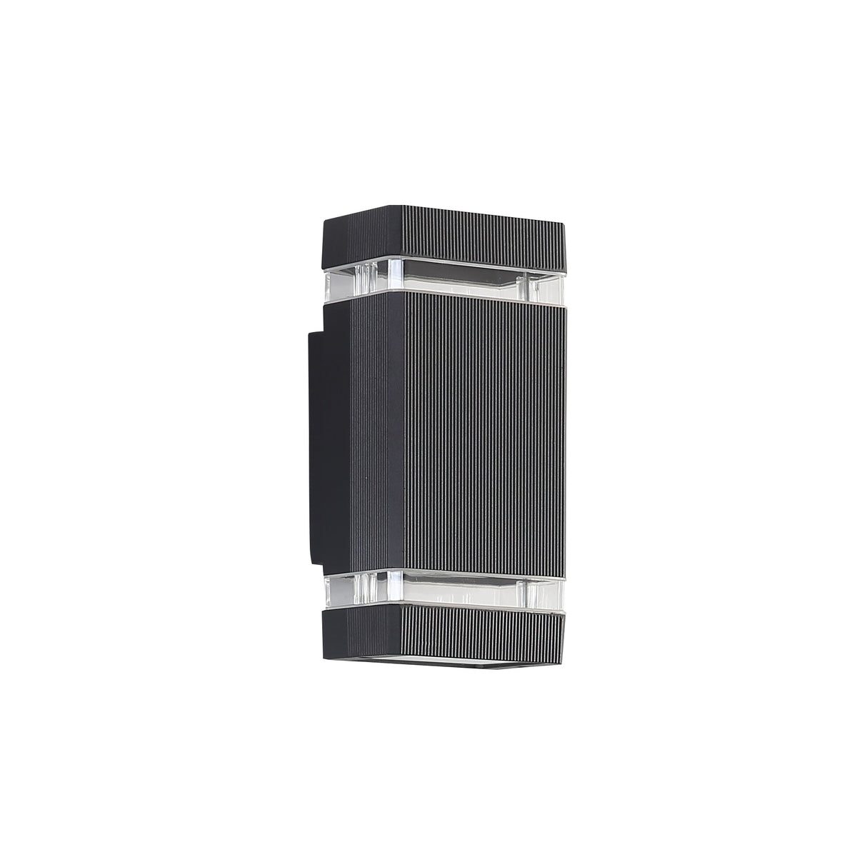 Dawn Square Wandlamp Buiten LED Zwart