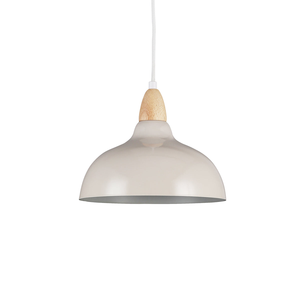 Oak Hanglamp Ø24 Glossy Dove