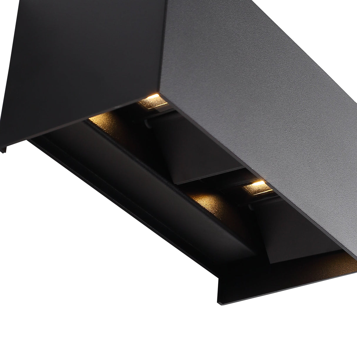 Wide IP54  12W Buiten Wandlamp Zwart