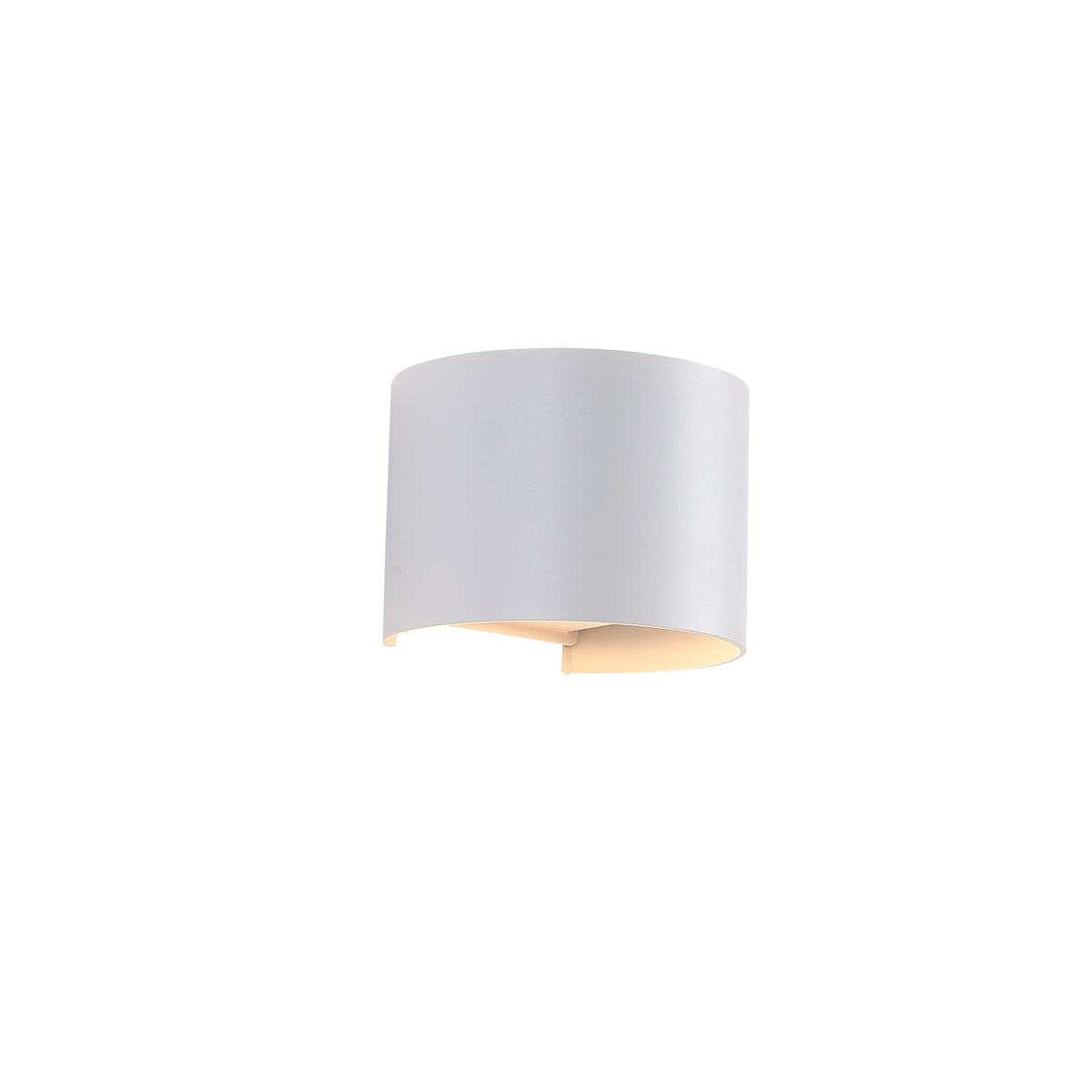 Sunset Rond IP54 6W Buiten Wandlamp Wit