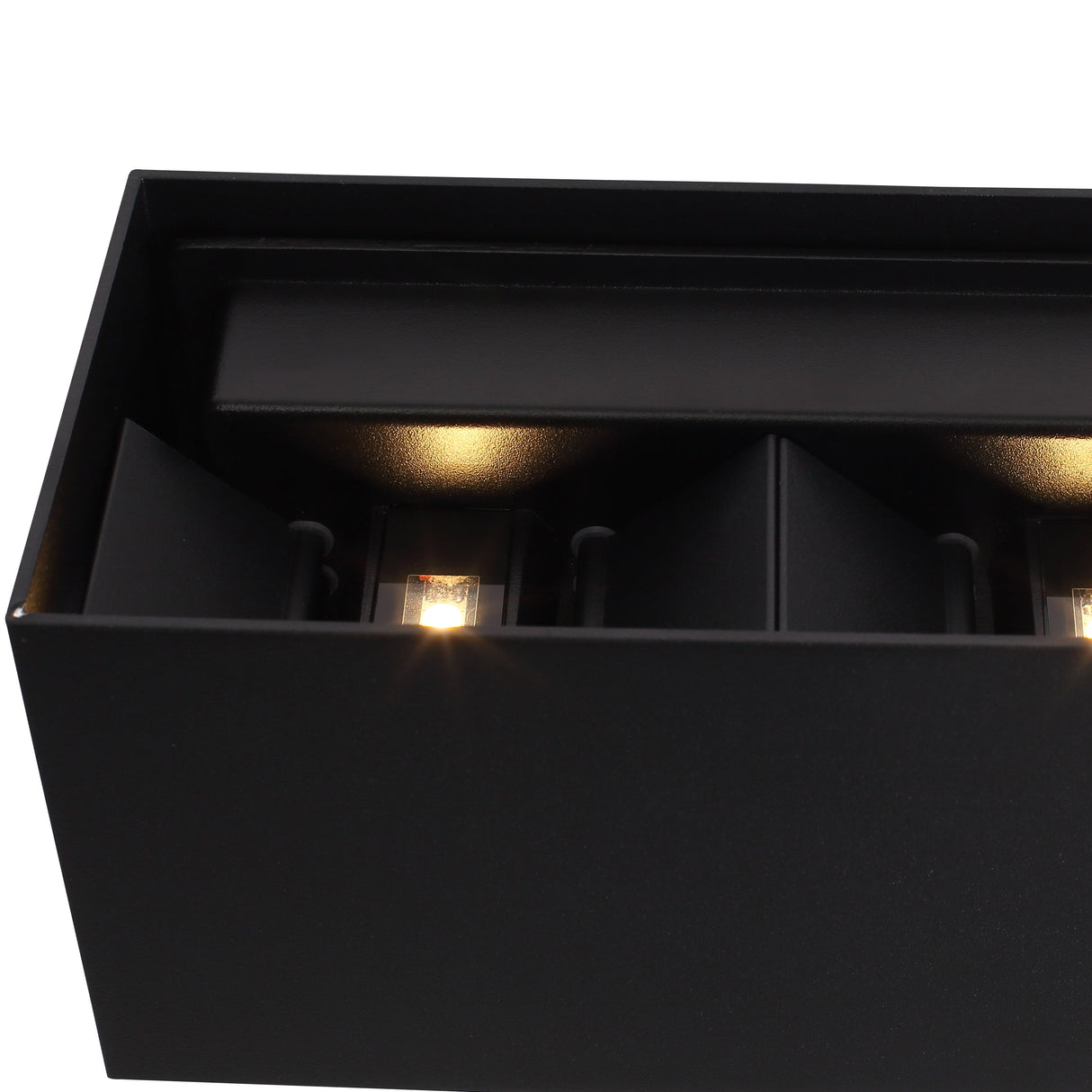 Wide IP54  12W Buiten Wandlamp Zwart