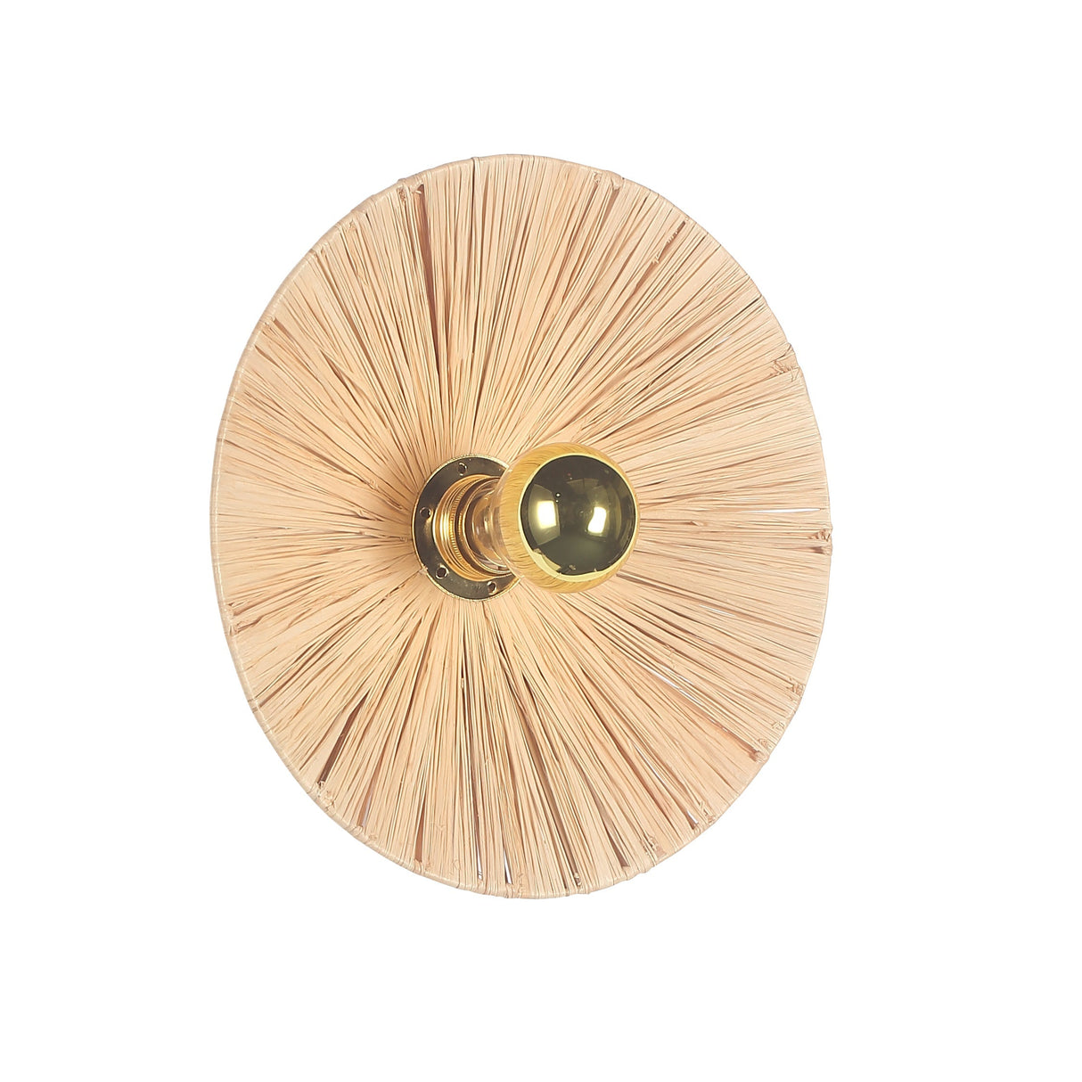 Flare Raffia Vägglampa Ø30-Lampconcept.se