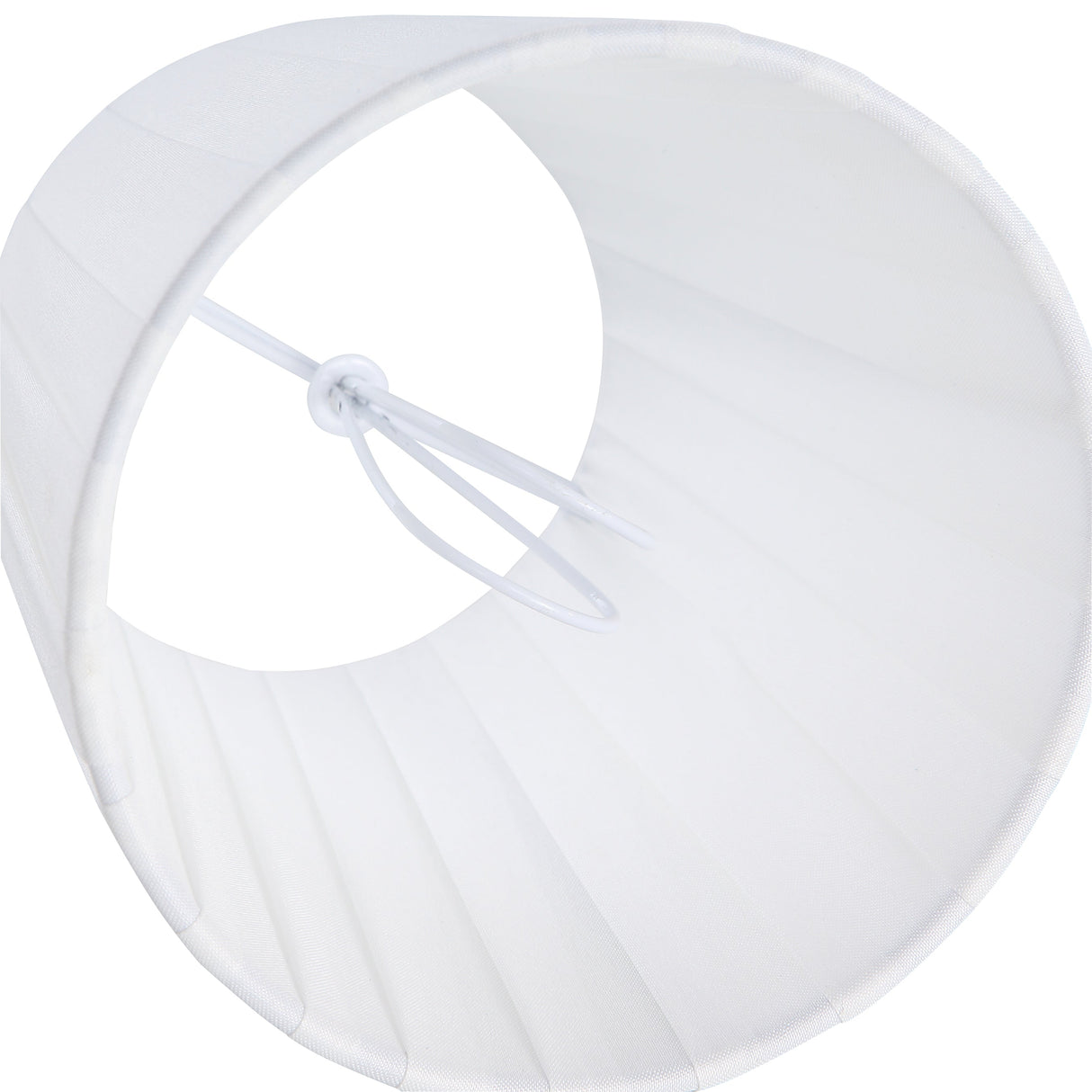 Ljuskrona Lampskärm Klämma Vit-Lampconcept.se