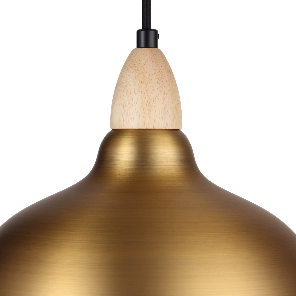 Oak Hanglamp Ø24 Geborsteld Messing