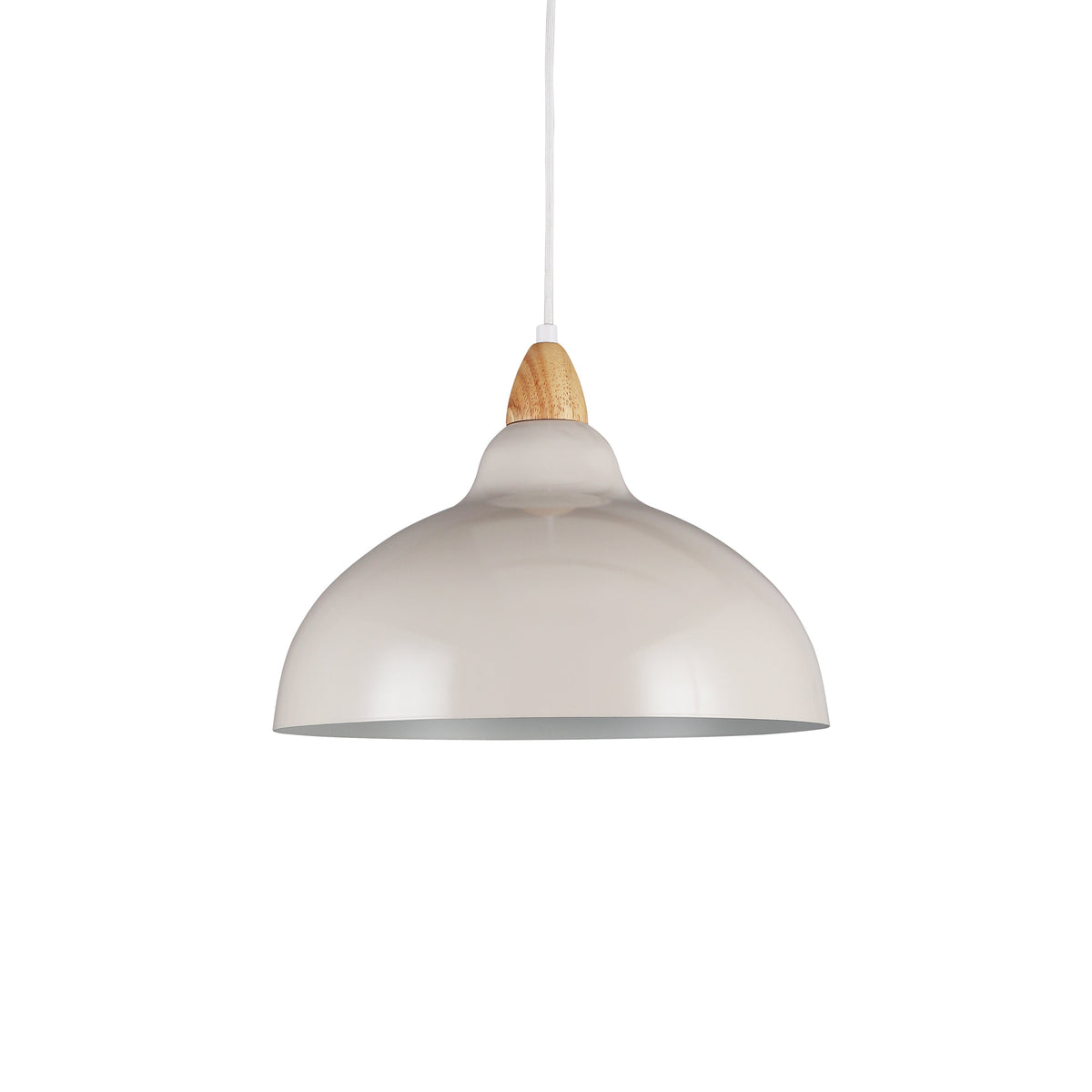 Oak Hanglamp Ø35 Glossy Dove