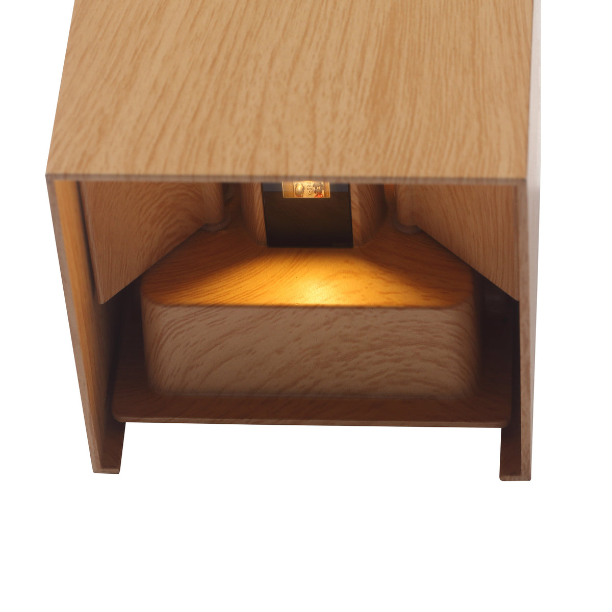 LED Wandspot IP54 6W Buiten Hout