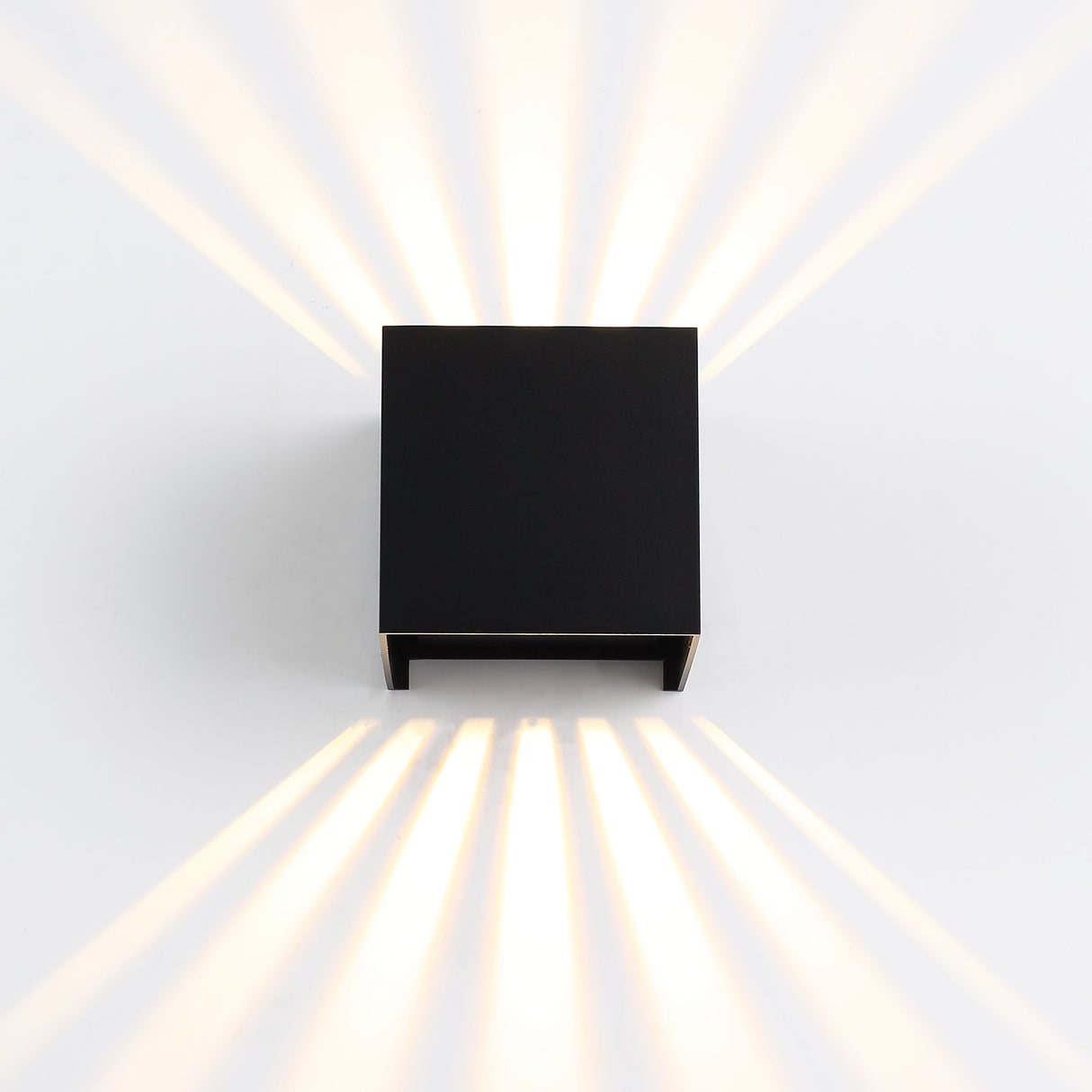 Sunset IP54 6W Buiten Wandlamp Zwart