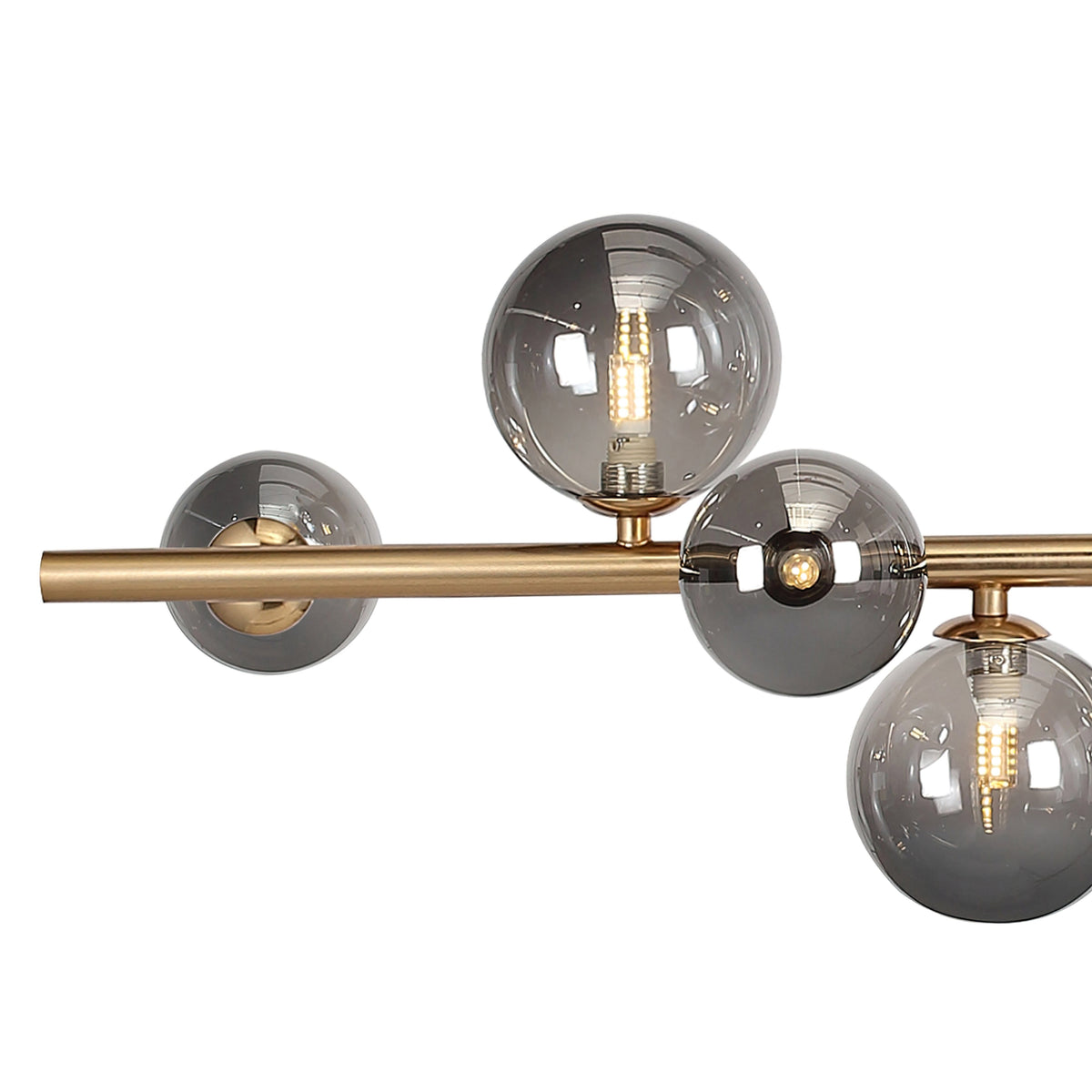 Valencia Langbordspendel Messing/Smoke