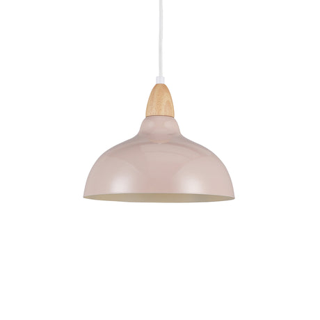 Oak Hanglamp Ø24 Glossy Beige Pink