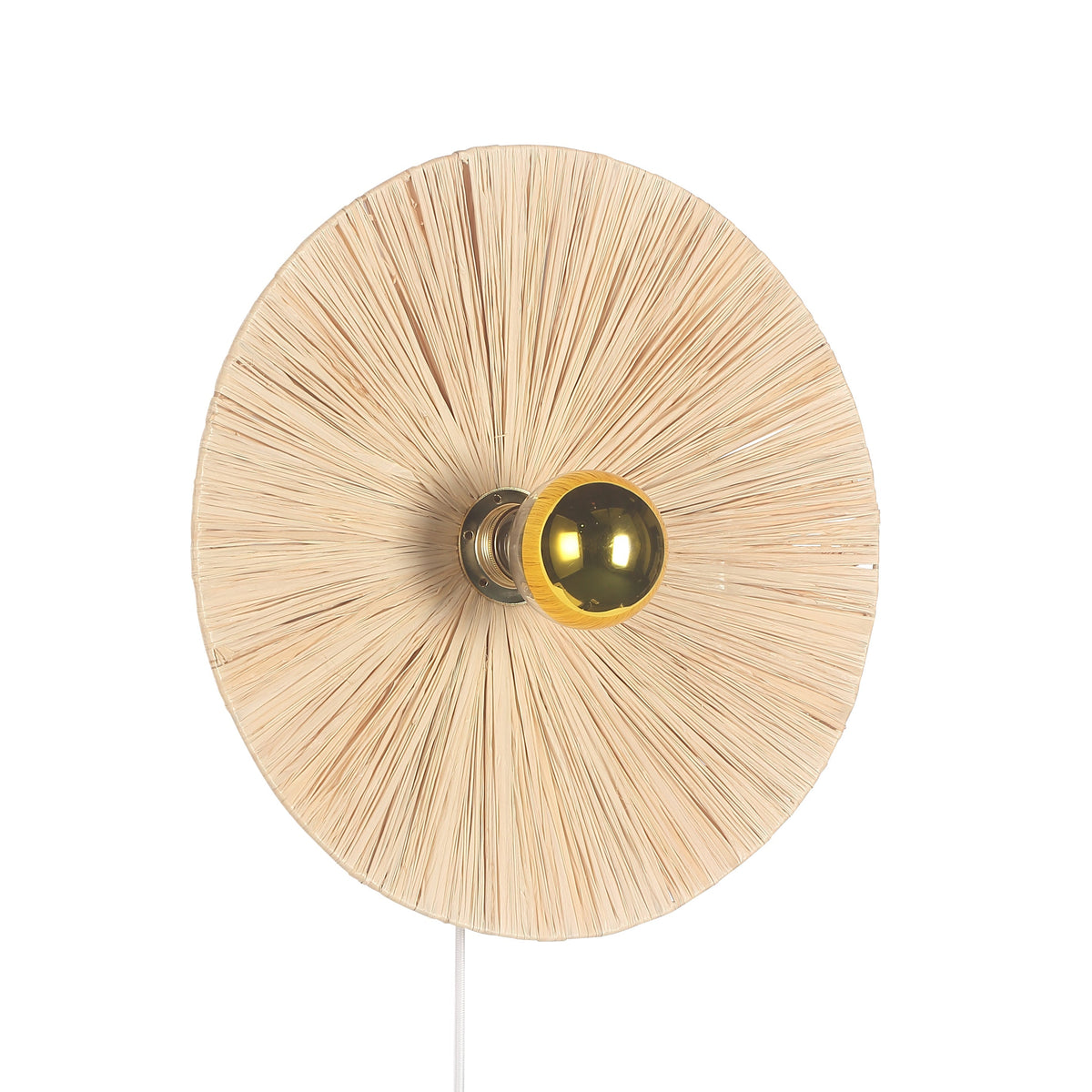 Flare Raffia Vägglampa Ø40-Lampconcept.se
