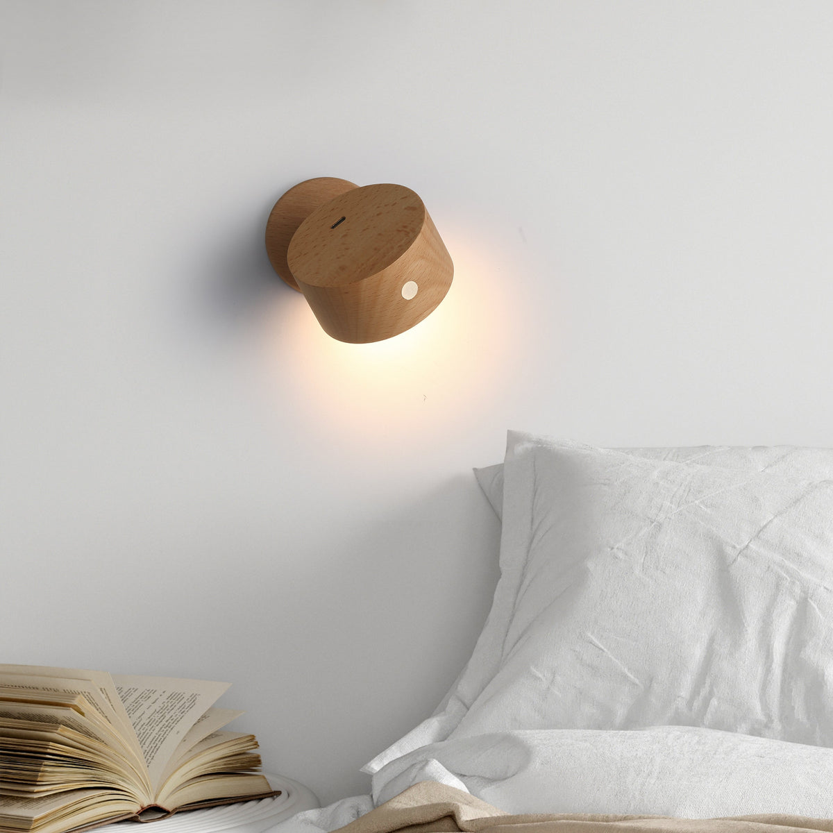 Björk Draadloze Wandlamp Licht