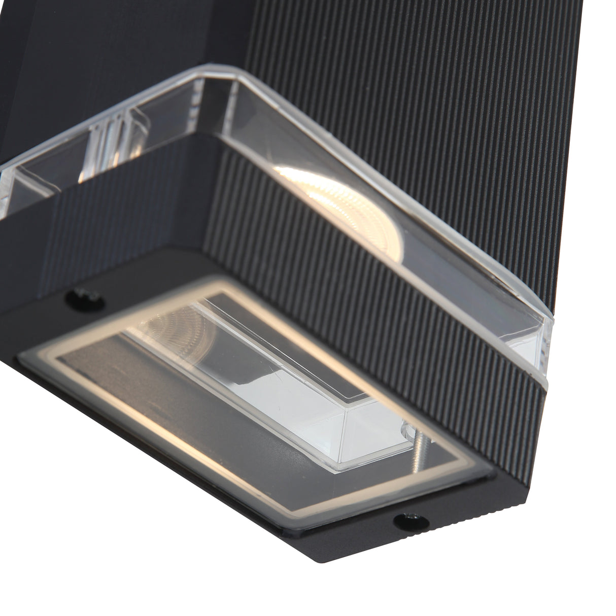 Dawn Square Wandlamp Buiten LED Zwart