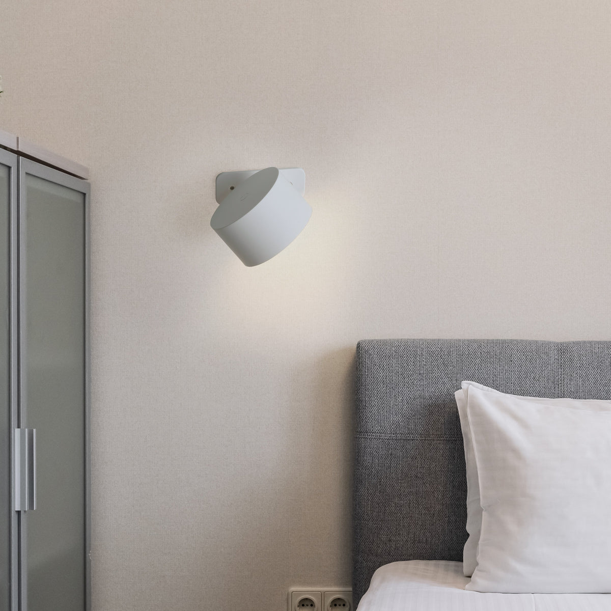 Ticky Magnetische Wandlamp Wit