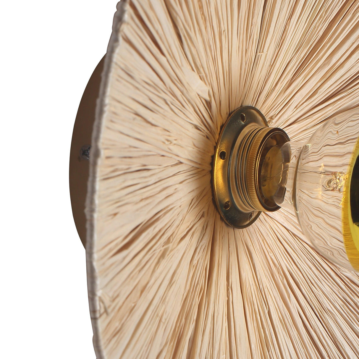 Flare Raffia Vägglampa Ø40-Lampconcept.se