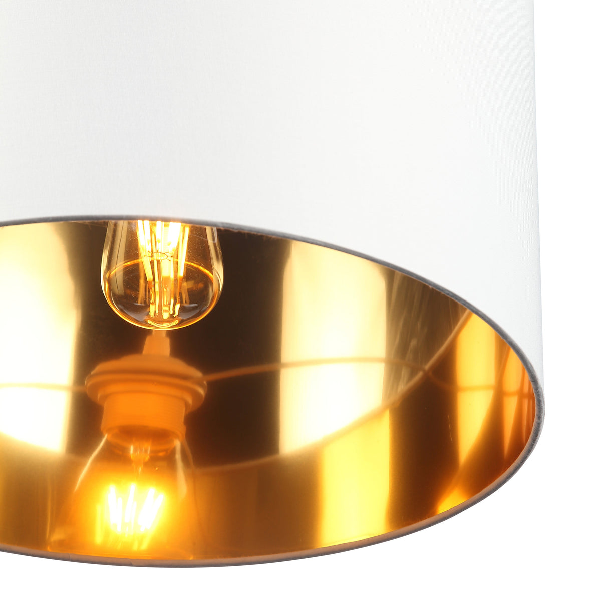 Drum Hanglamp Ø40 Wit/Messing