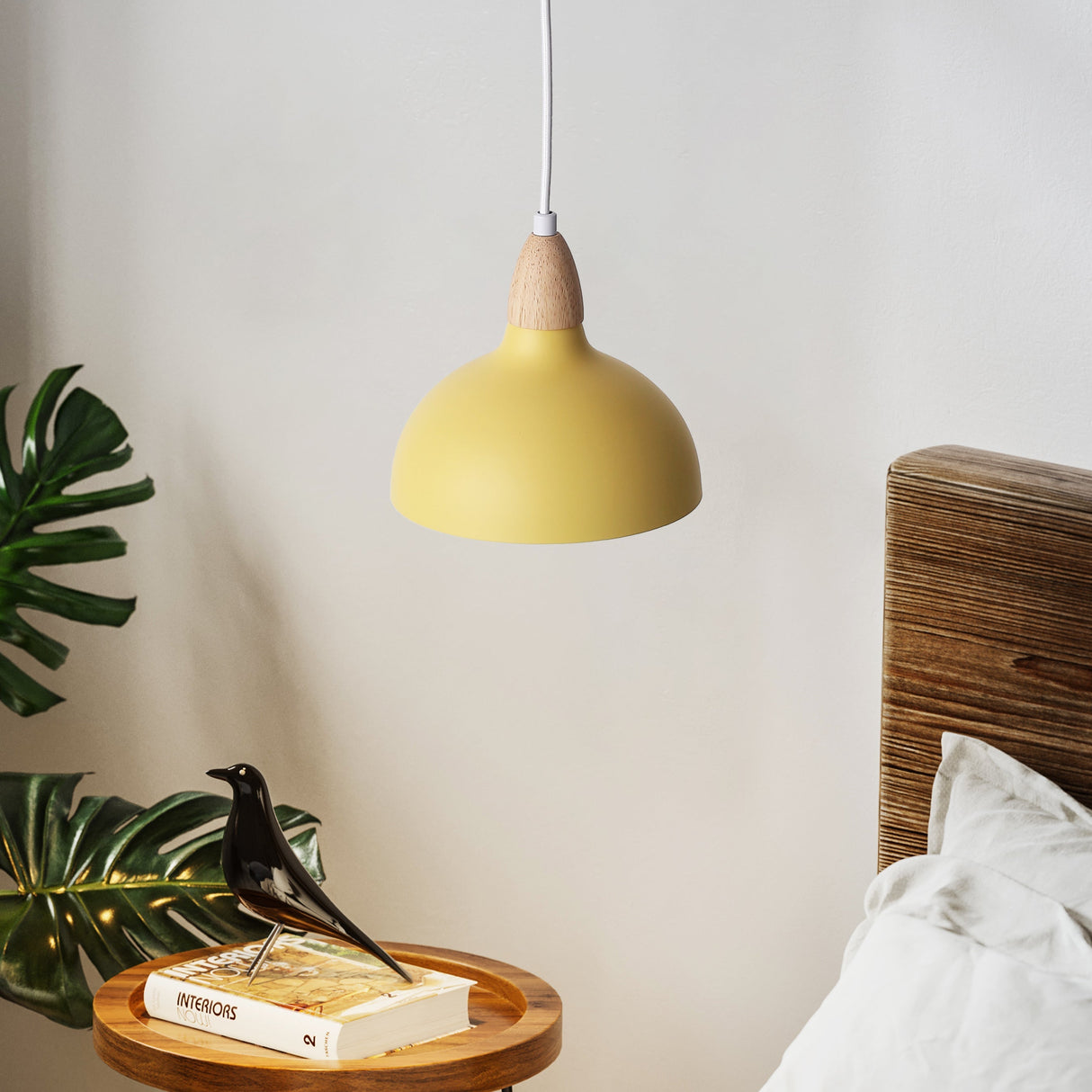 Oak Hanglamp Ø19 Lemon Geel