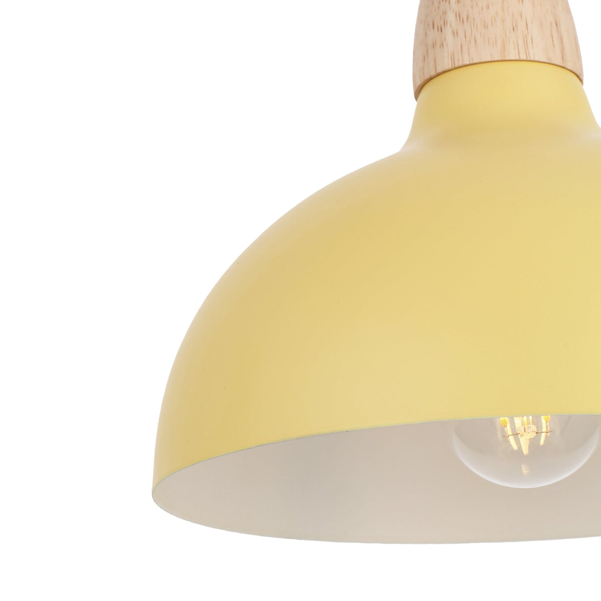 Oak Hanglamp Ø19 Lemon Geel