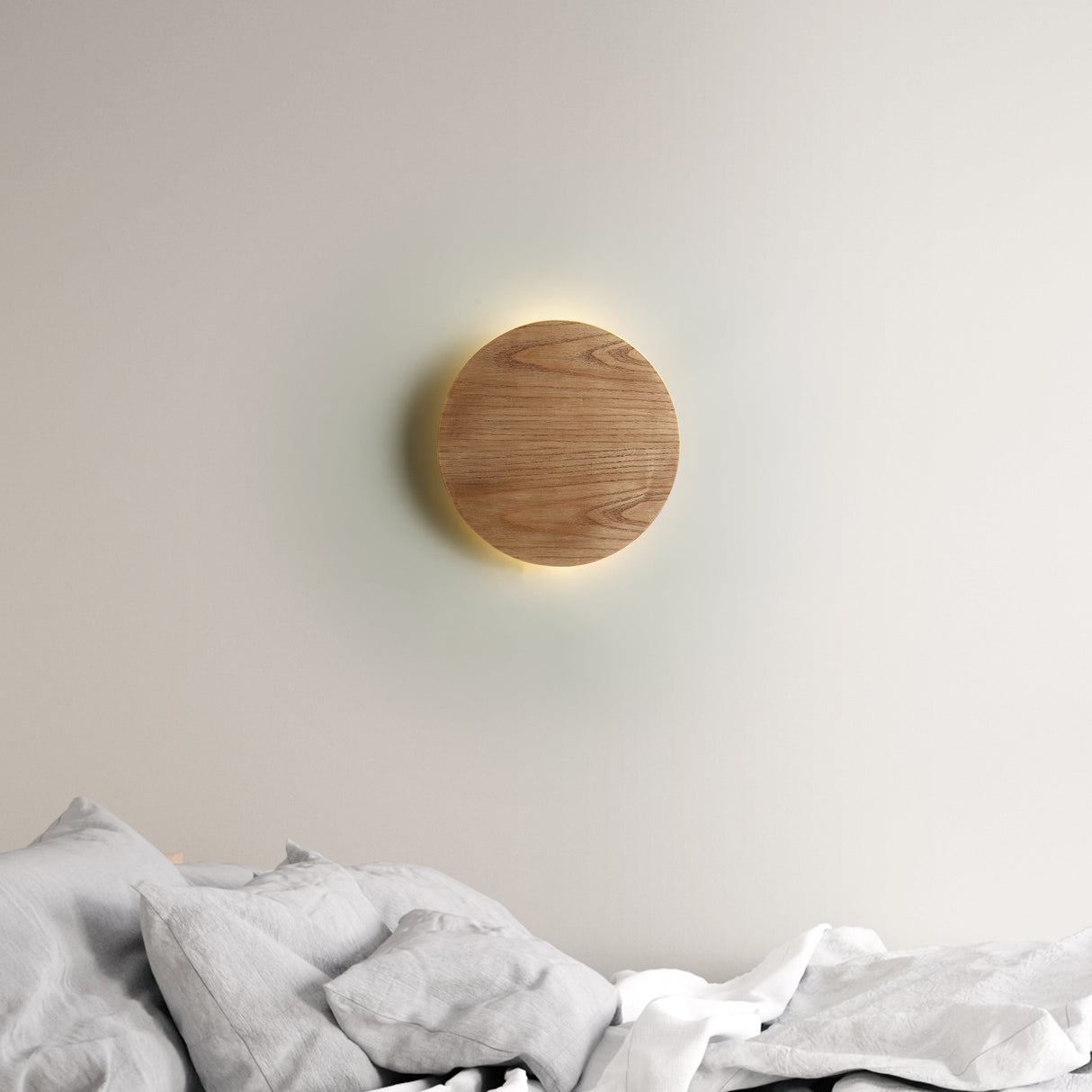 Lori Vägglampa Ø30 Trä-Lampconcept.se