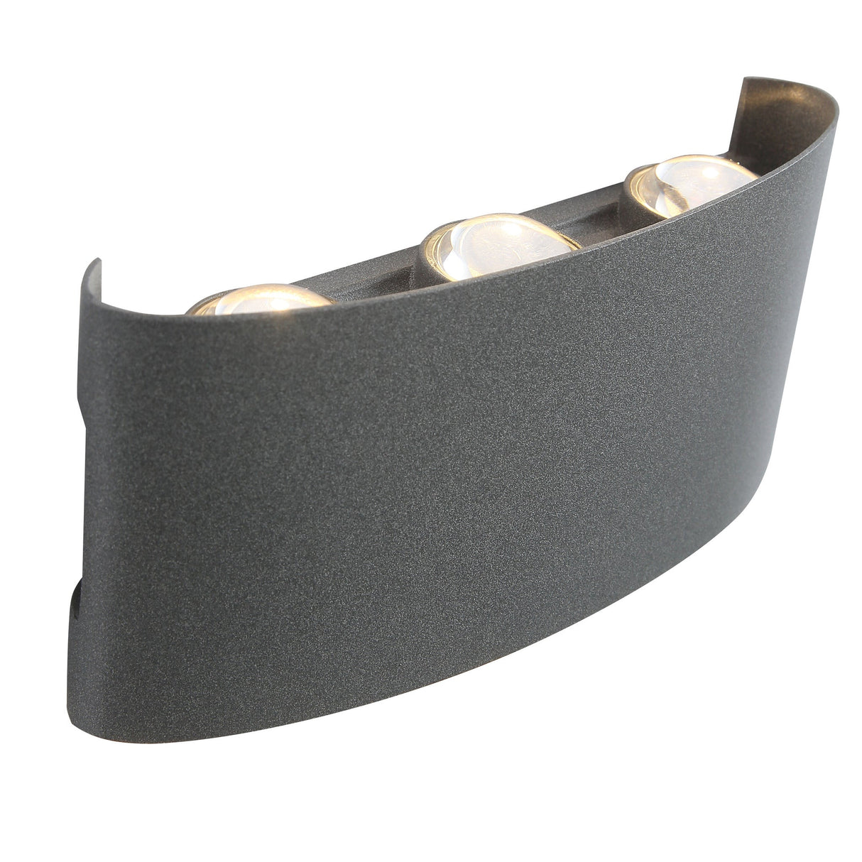 Ortelo 6W 17cm Vägglampa Utomhus Grå-Lampconcept.se