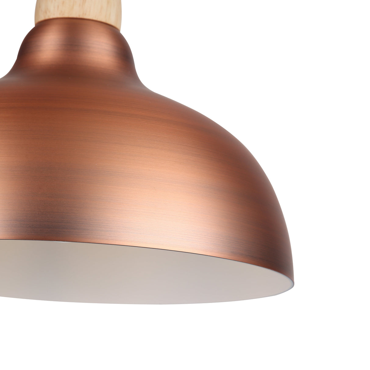 Oak Hanglamp Ø24 Geborsteld Koper