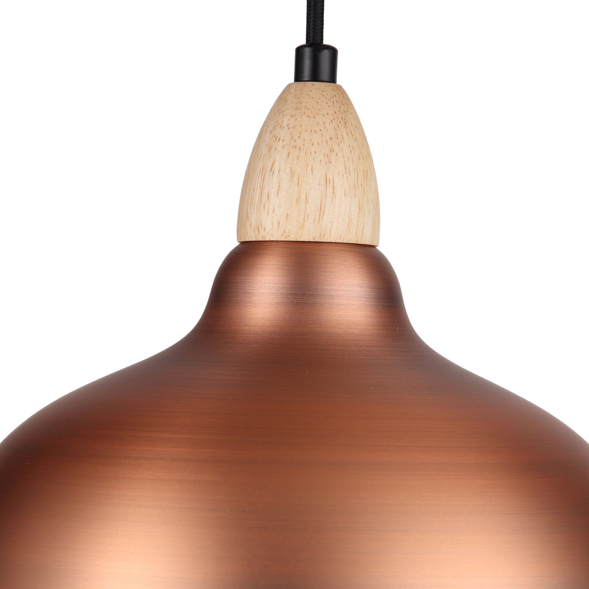 Oak Hanglamp Ø24 Geborsteld Koper