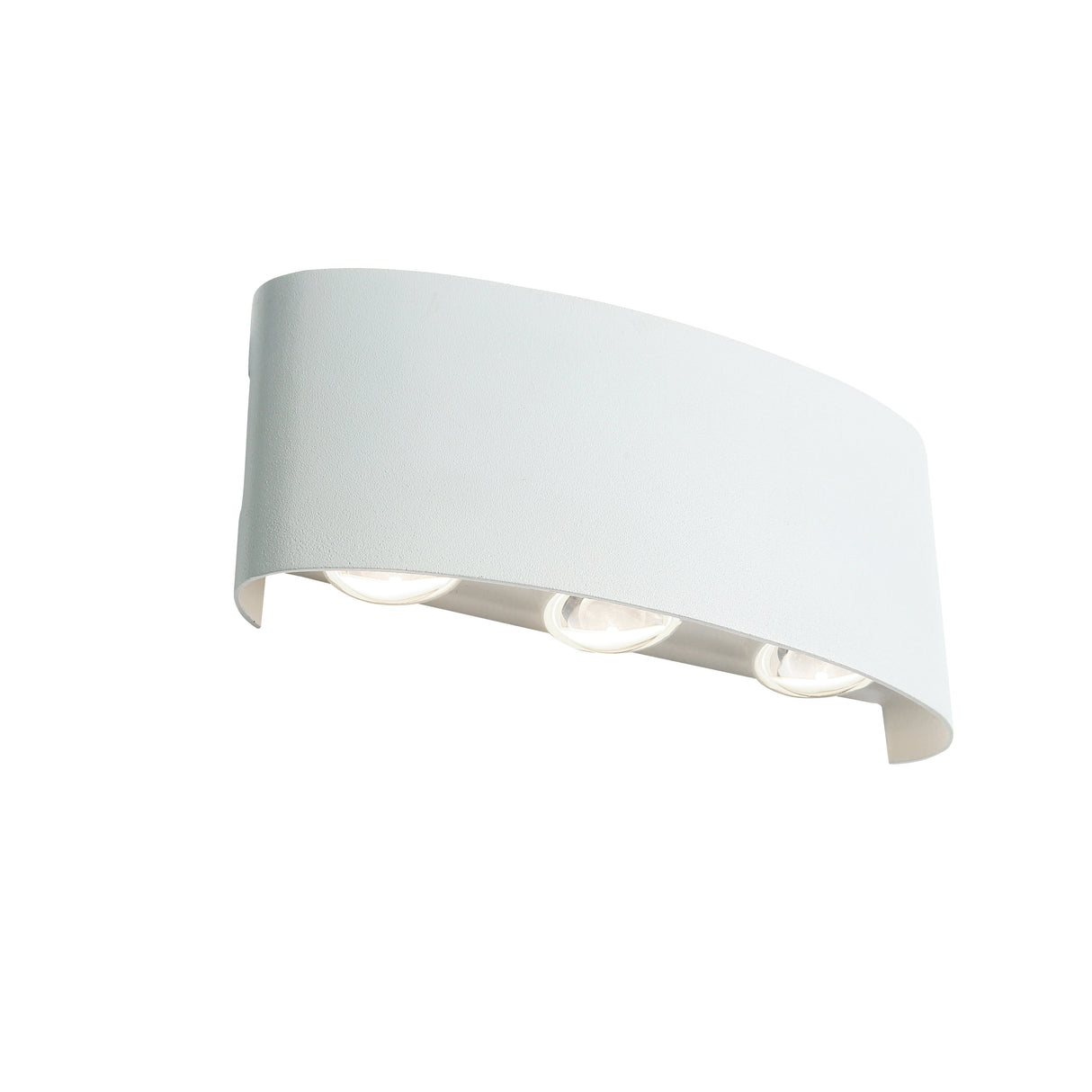 Ortelo 6W 17cm Vägglampa Utomhus Vit-Lampconcept.se
