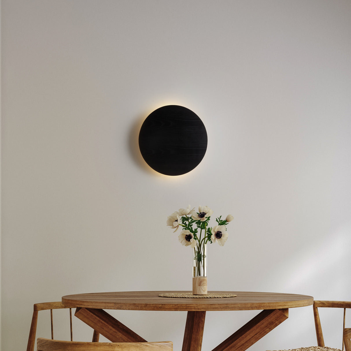 Lori Wandlamp Ø40 Holder Hout