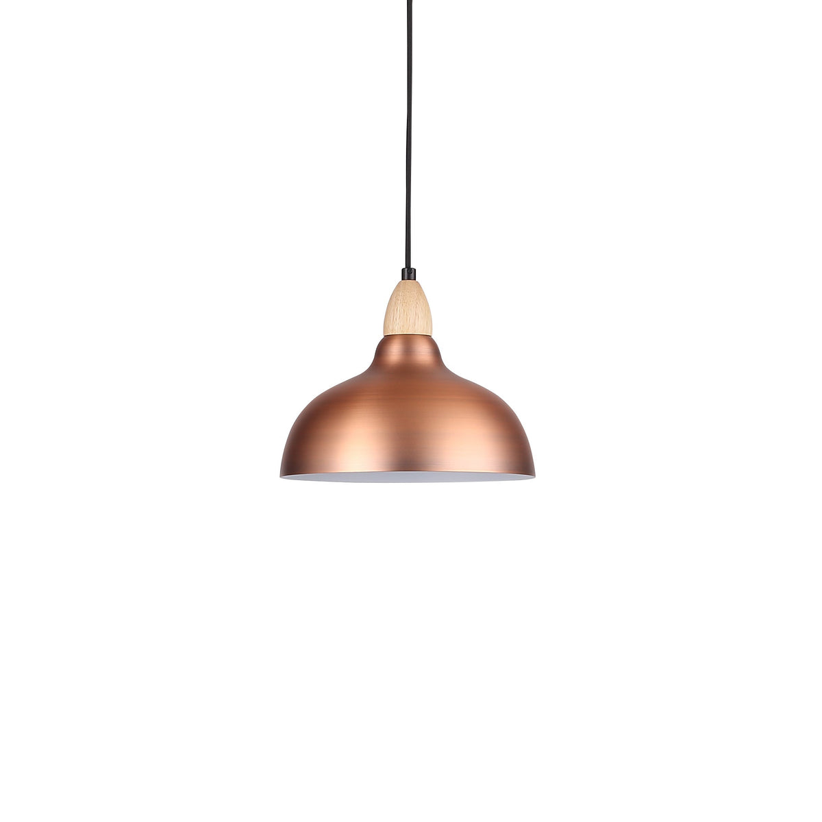 Oak Hanglamp Ø24 Geborsteld Koper