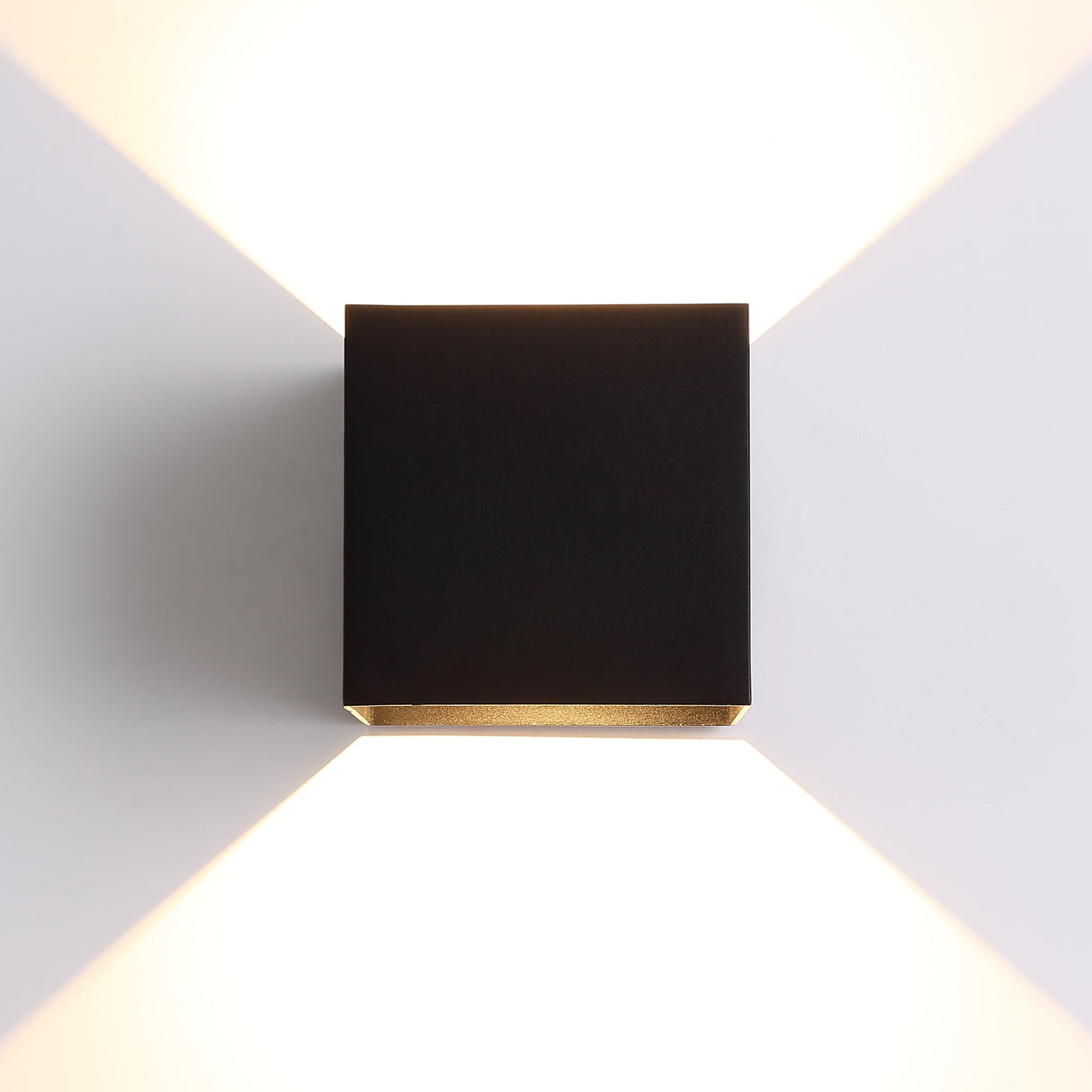 LED Wandlamp XL IP54 12W Buiten Zwart