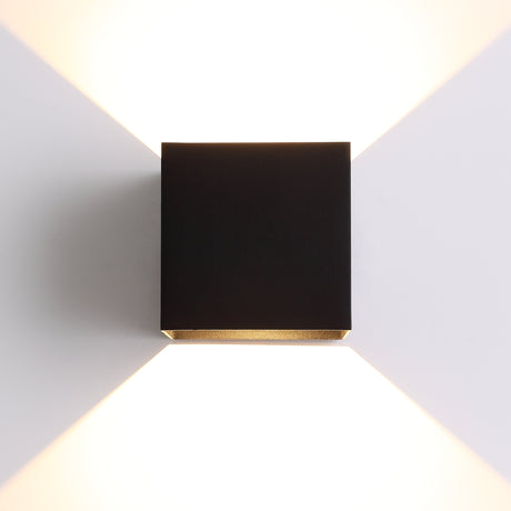 LED Wandlamp XL IP54 12W Buiten Zwart