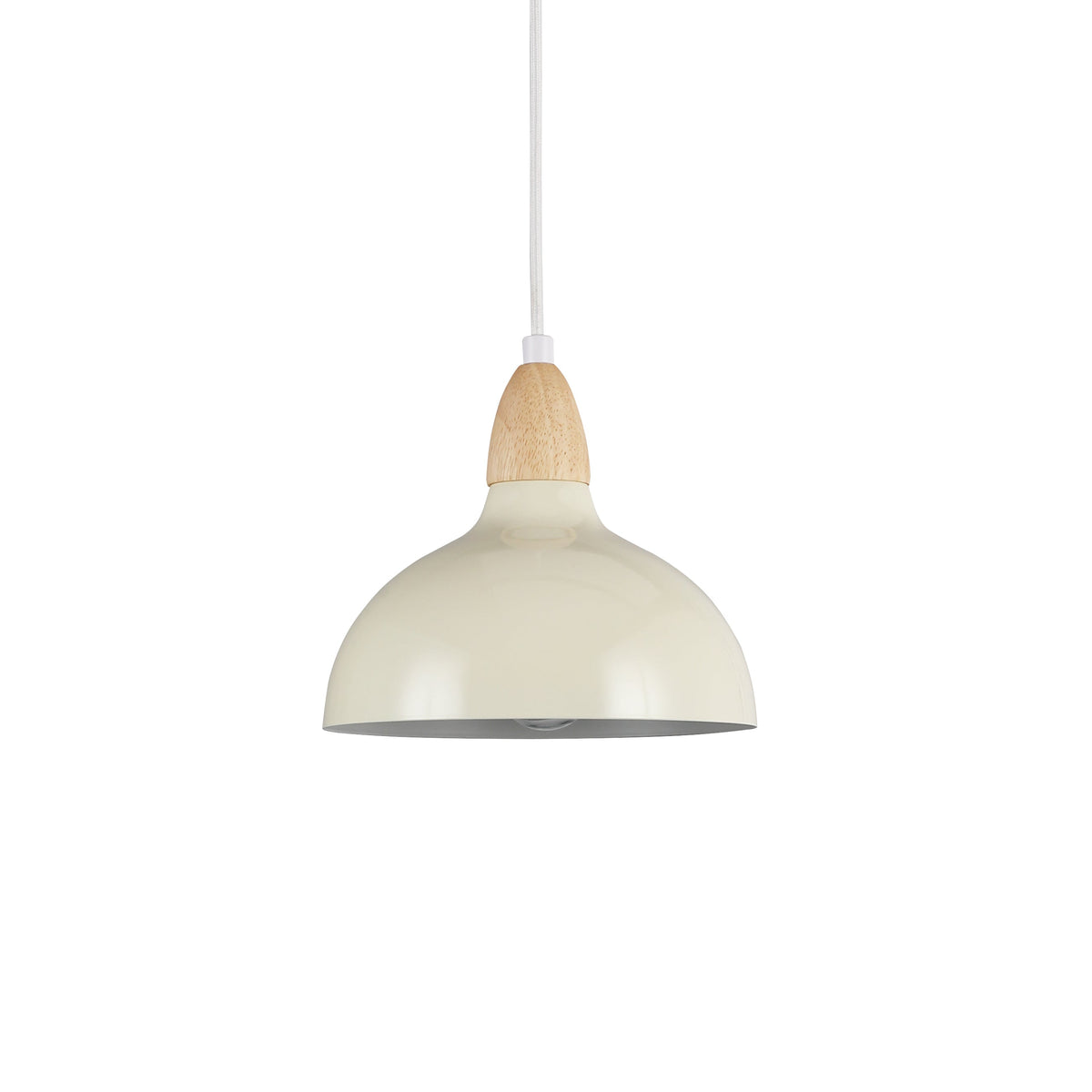 Oak Hanglamp Ø19 Glossy Vanille