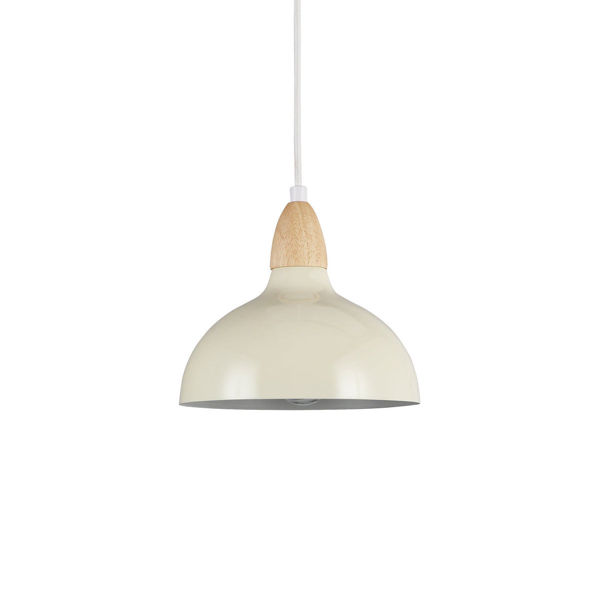 Oak Hanglamp Ø19 Glossy Vanille