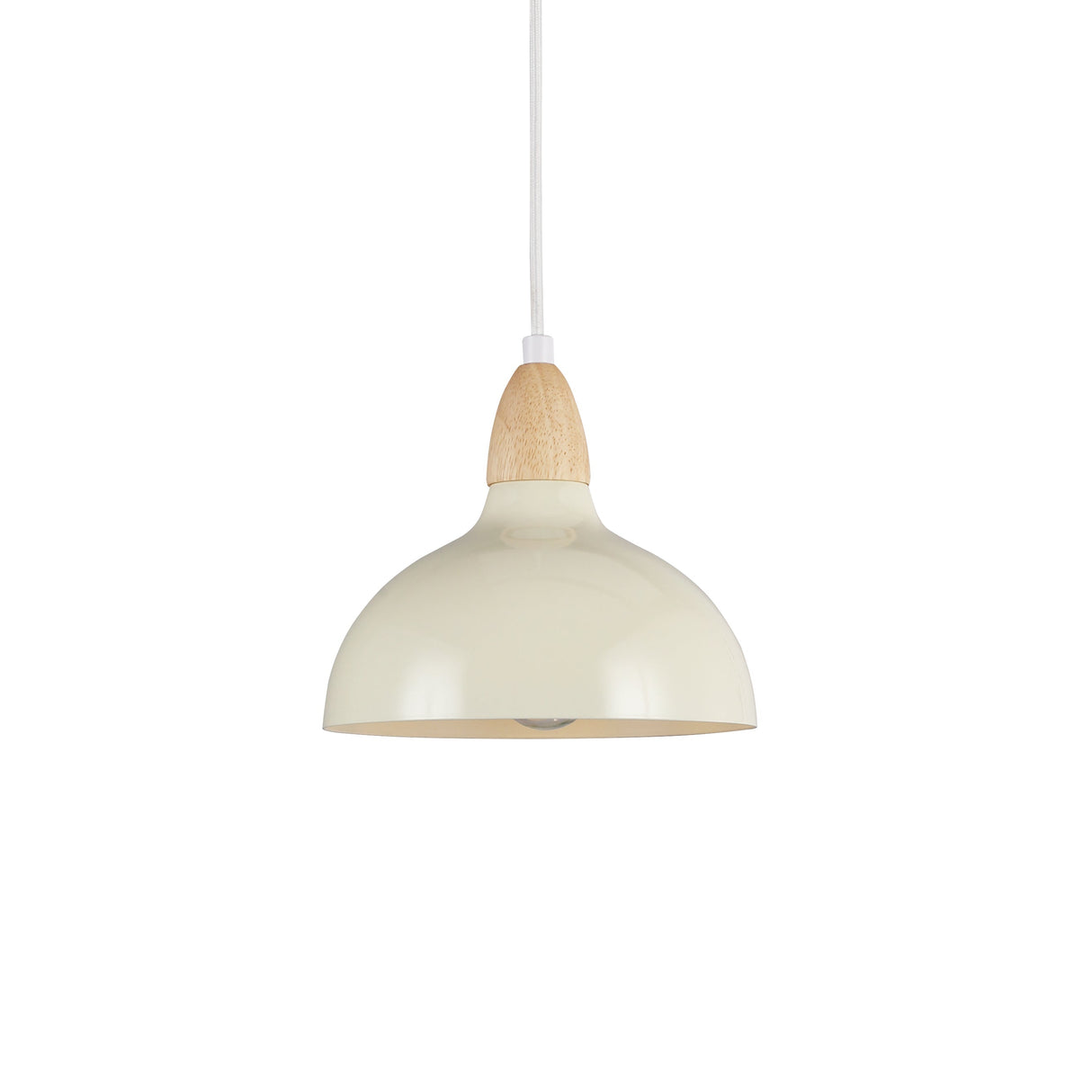 Oak Hanglamp Ø19 Glossy Vanille
