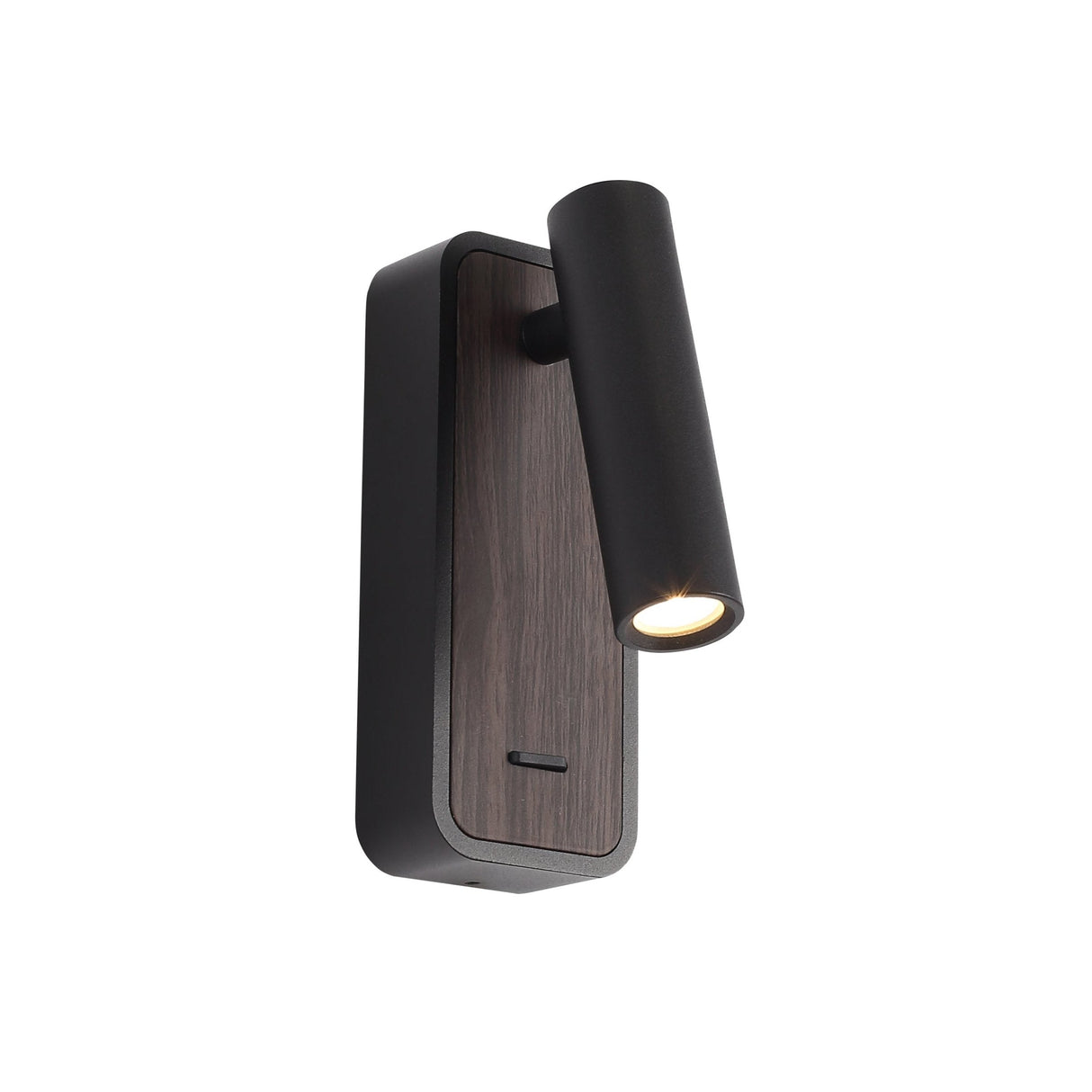 Danta Wandlamp Zwart/Houtlook