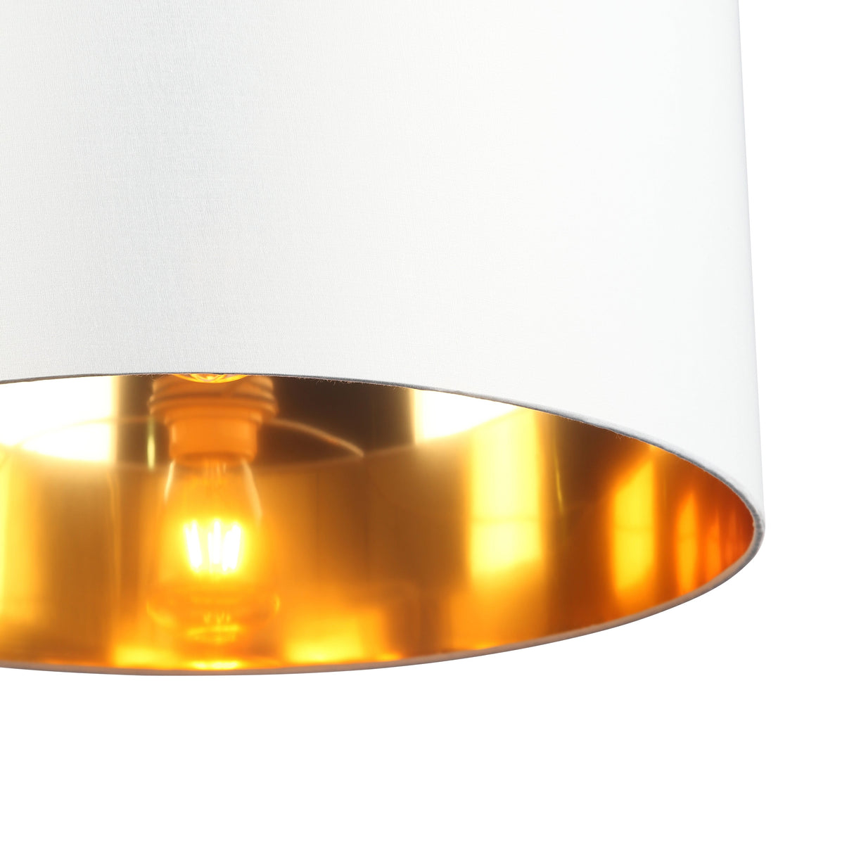 Drum Hanglamp Ø50 Wit/Messing