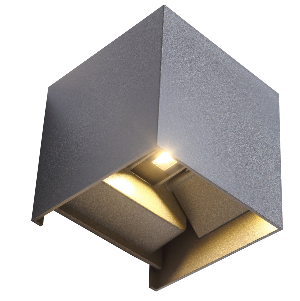 LED Vägglampa Utomhus IP65 6W Grå-Lampconcept.se