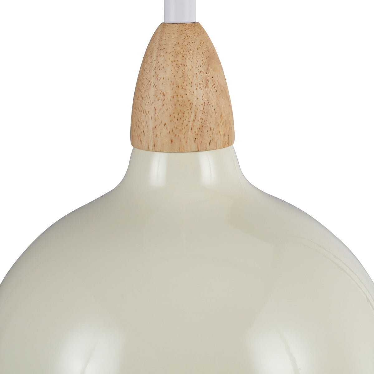 Oak Hanglamp Ø19 Glossy Vanille