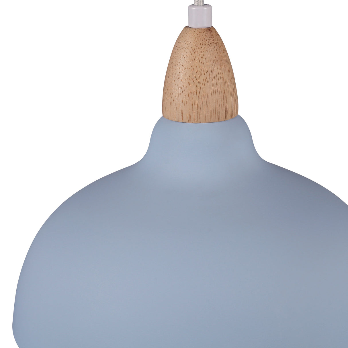 Oak Hanglamp Ø24 Lichtblauw