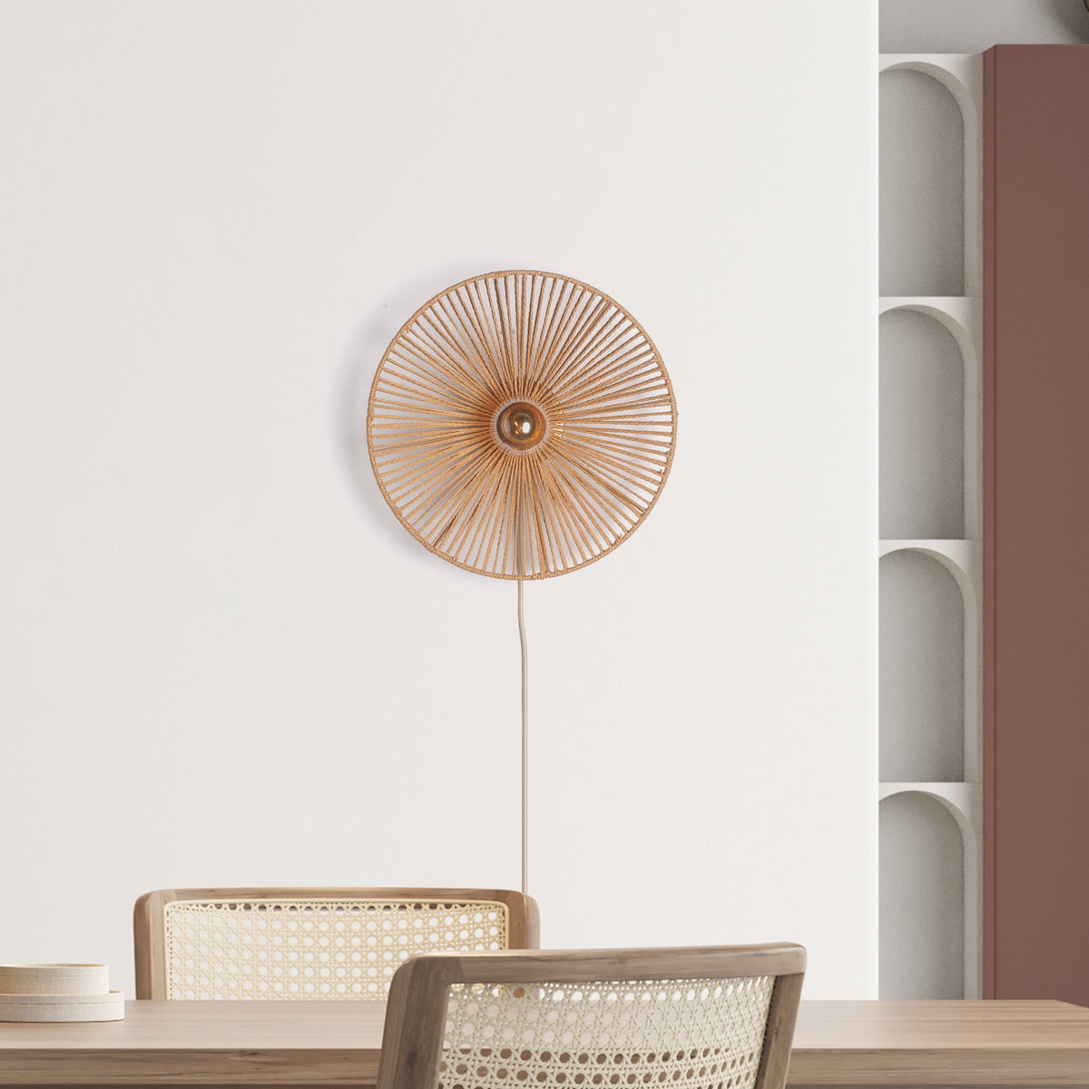 Wave Vägglampa Ø40-Lampconcept.se