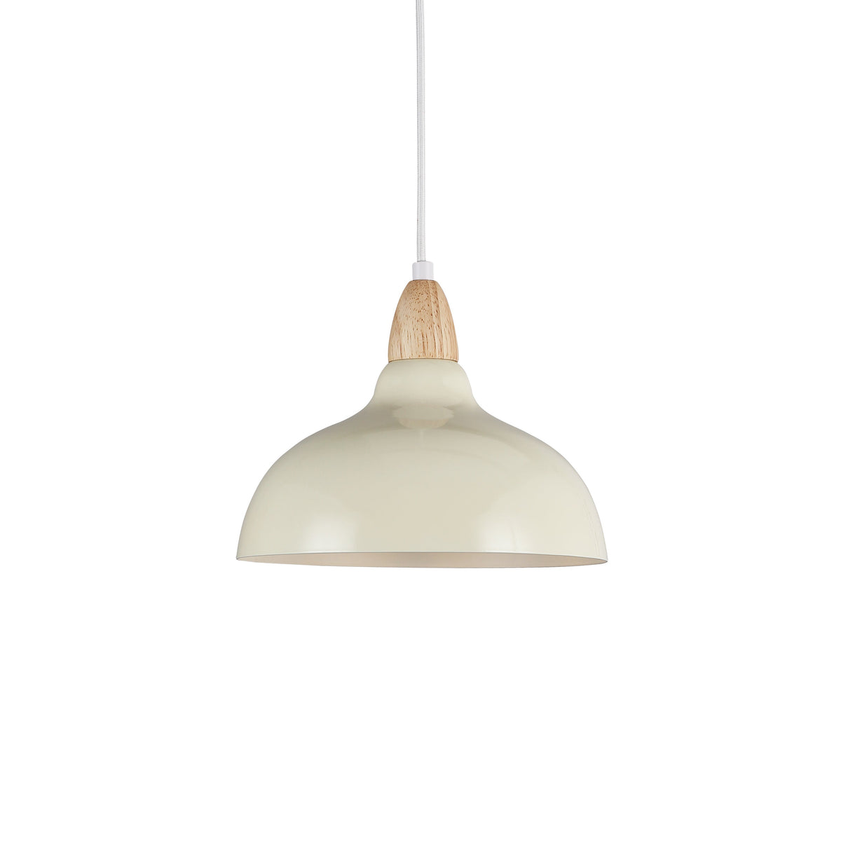Oak Hanglamp Ø24 Glossy Vanille