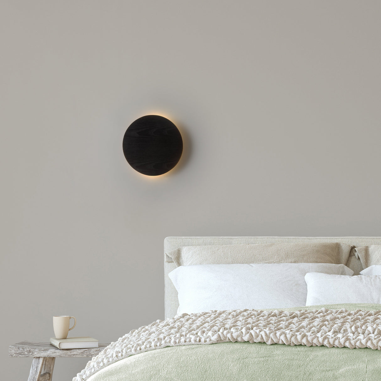 Lori Wandlamp Ø30 Holder Hout