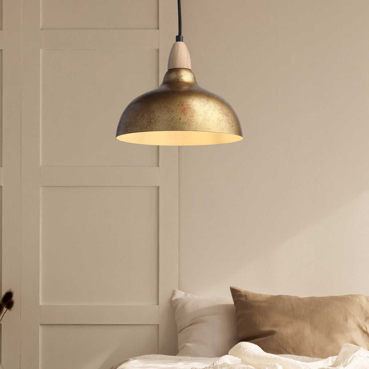 Oak Taklampa Ø24 Antik Mässing-Lampconcept.se