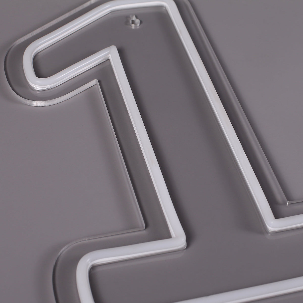 Cijfer 1 Neon Wandlamp
