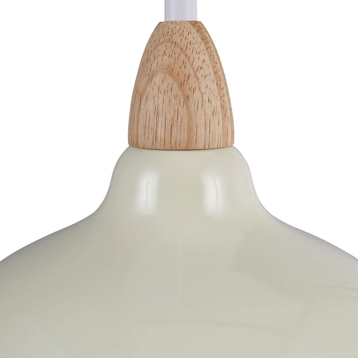 Oak Hanglamp Ø24 Glossy Vanille