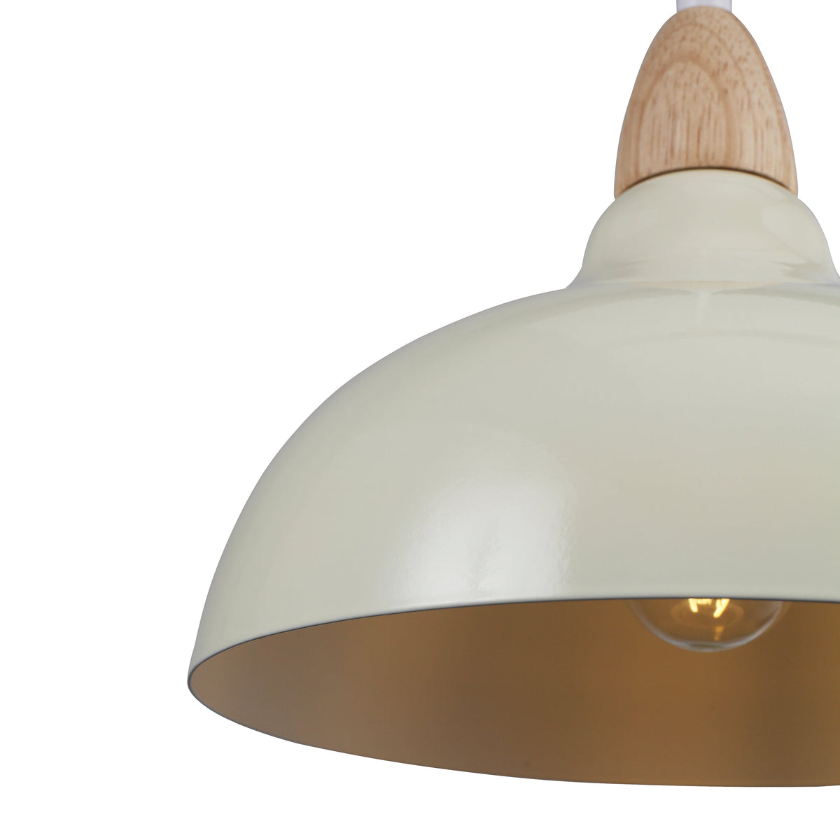 Oak Hanglamp Ø24 Glossy Vanille